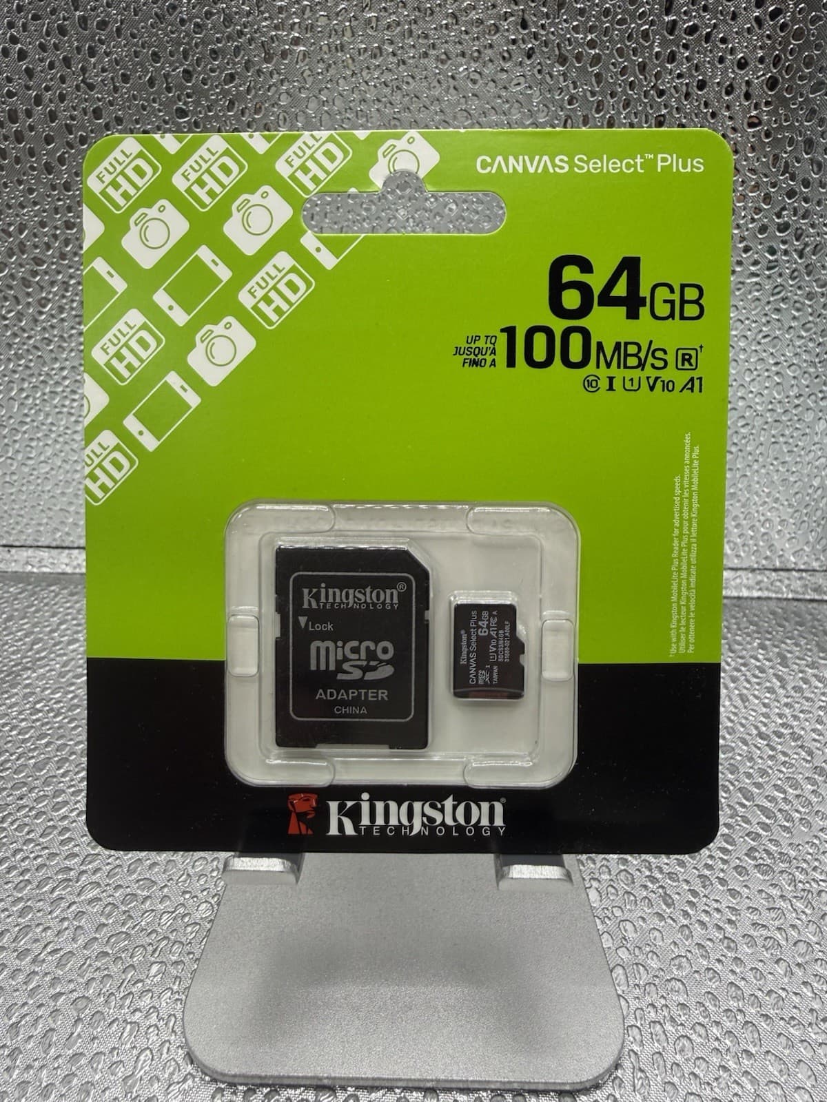 Kingston Canvas Select 64GB Class 10 MicroSDXC Memory Card New And Sealed, grade New · Open Box