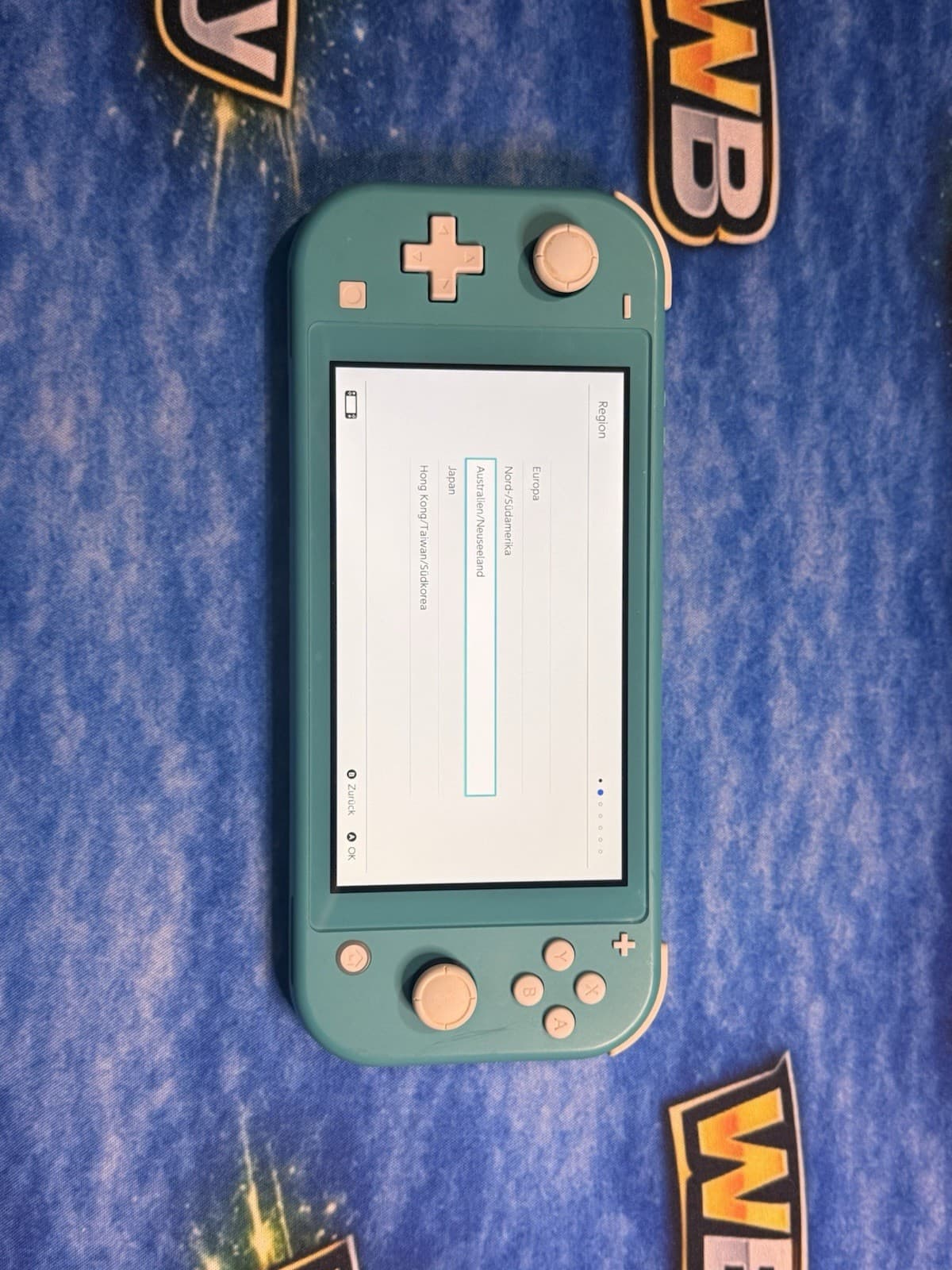 Nintendo Switch Lite 32GB, Turquoise Blue, Handheld Gaming System No Charger, grade Good