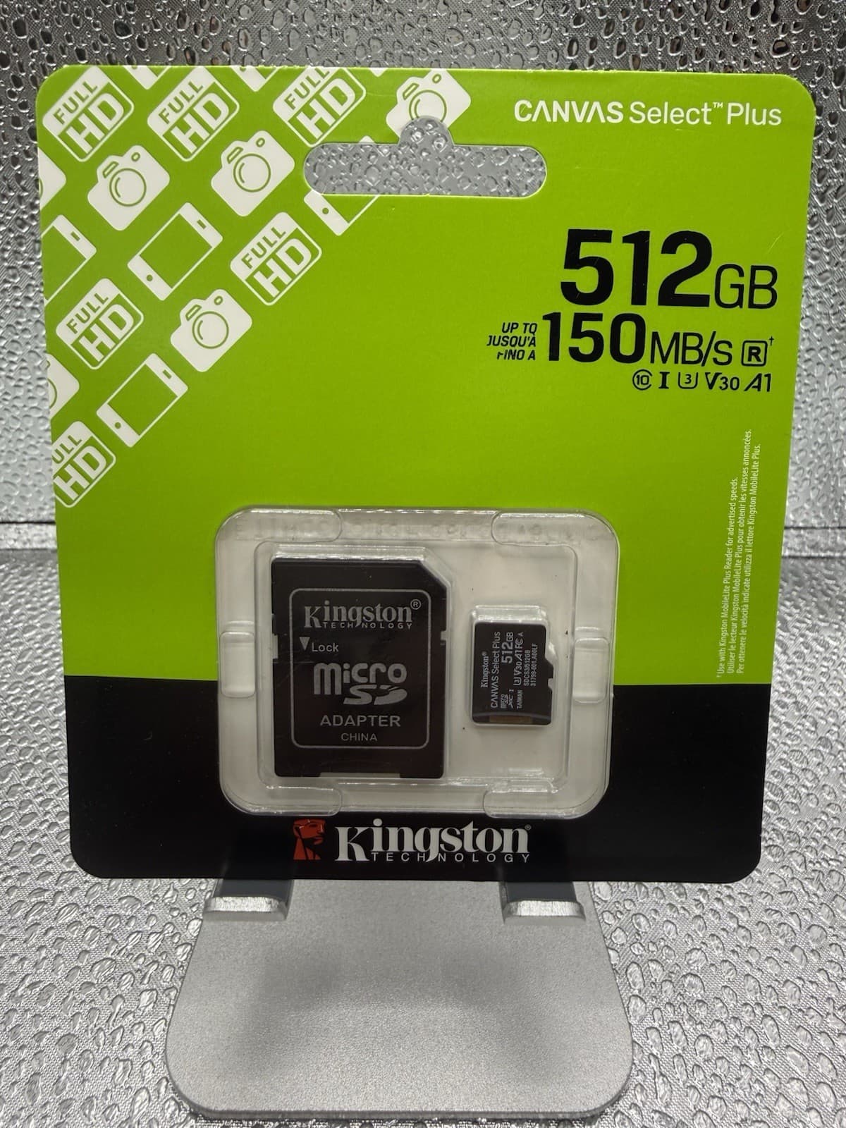 Kingston Canvas Select Plus 512GB 150 Mb/s New And Sealed, grade New · Open Box