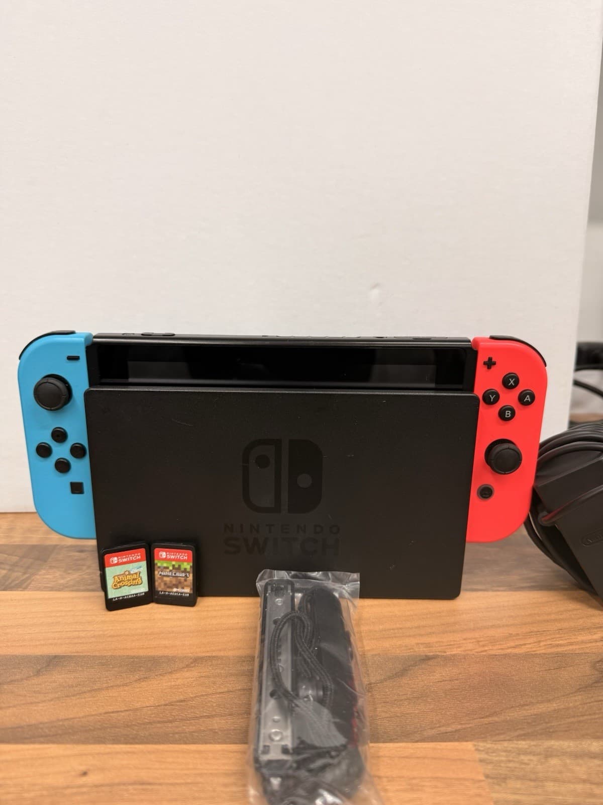 Nintendo Switch, Blue And Red Unboxed All Accessories , Includes Games, grade Good