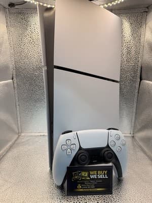 PS5 Digital Edition Slim 1TB Console Unboxed With All Accessories And Controller, grade Good